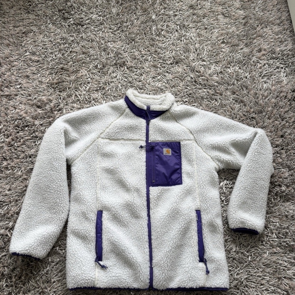 Carhartt WIP Cream Fleece Jacket